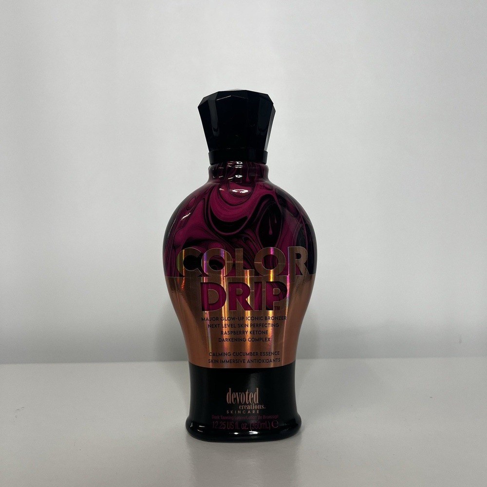 Devoted Creations Color Drip Major Glow-Up Iconic Bronzer Tanning Lotion 12.25oz